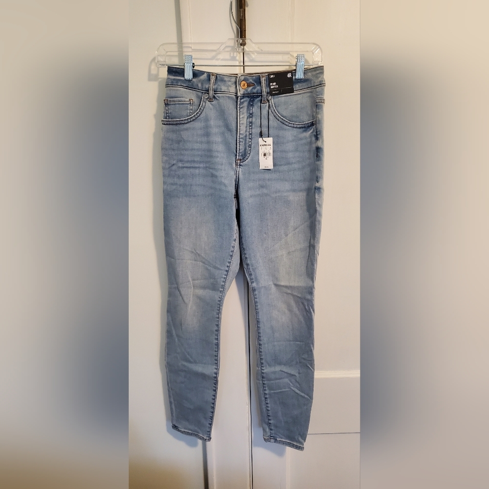 Express Curvy Skinny High Rise Jeans